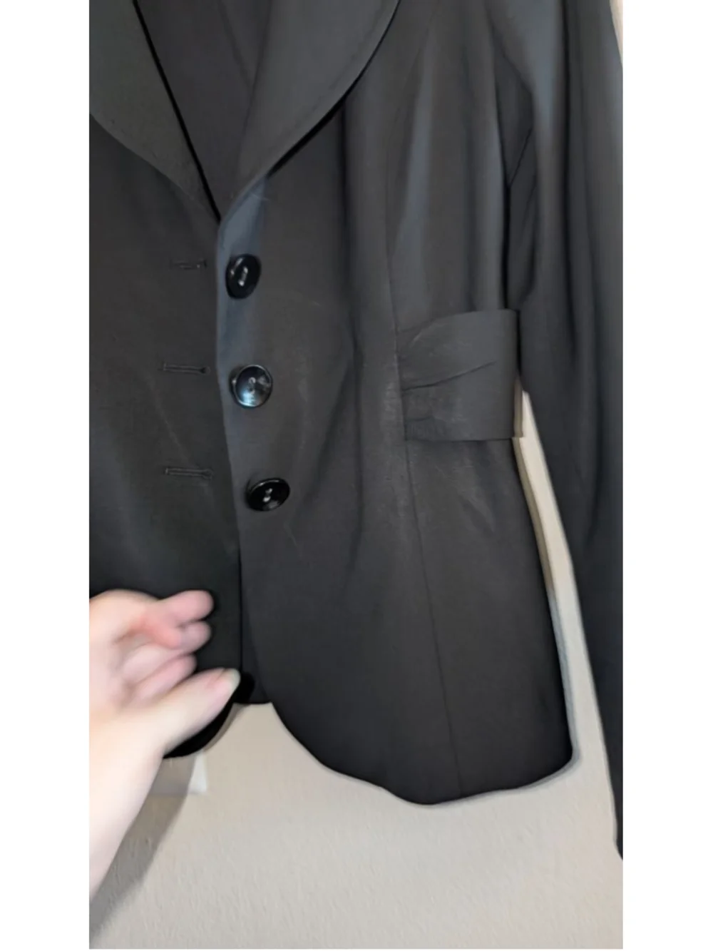 Classiques Entier Black Blazer Jacket Size 2 Women